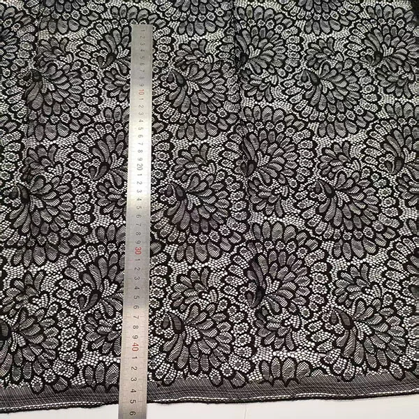 Stickstärke Nylon Spandex Spitzenstoff