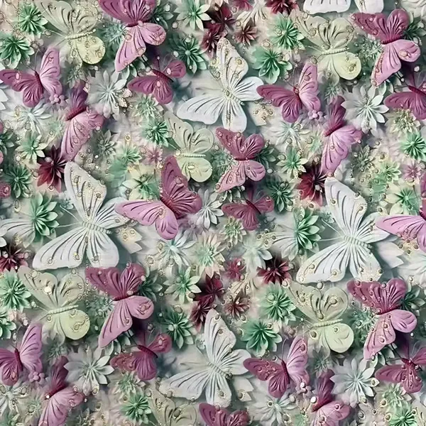 New Arrival 3d Flower Decorated 100 Cotton Embroidery Lace Fabric With Eyelet Holes For Women Shirt Clothing