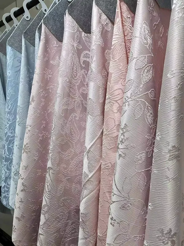 96 Polyester 4 Spandex Soft Comfortable Garment Material Fabrics For Clothing Satin Jacquard Fabric