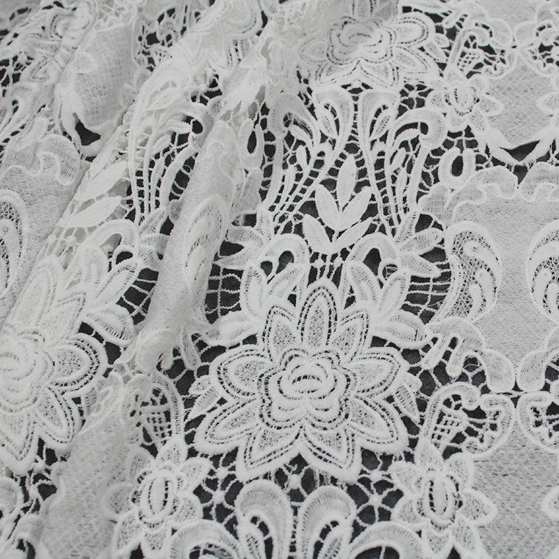 Polyester -Stickerei -Strick -Tüll -Mesh -Stoff
