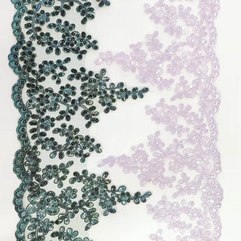 Luxus Brautbrautspitzen PEPAPE Hochzeitskleid Grenzspitze für Hochzeitspitze