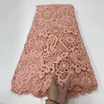 100% Baumwolle farbenfrohe französische Stickstoffe für Frauen für Frauen Kleid
